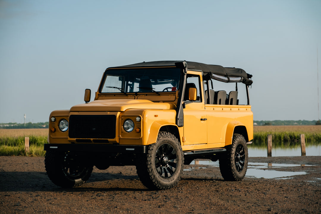 Defender 110 Yellow Soft Top